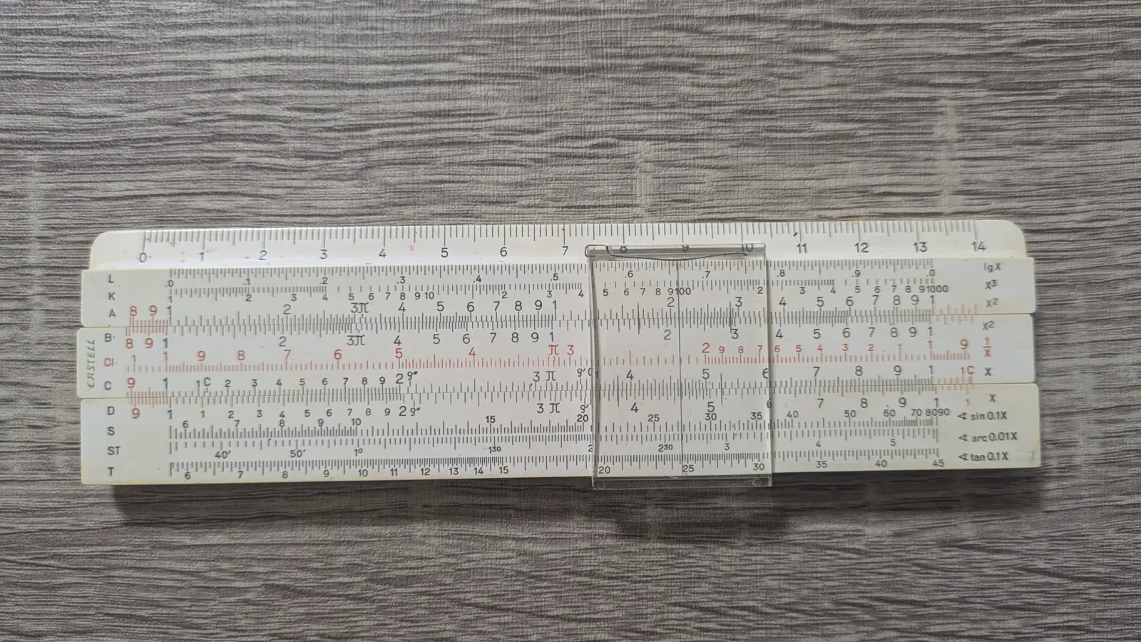【レトロ】Faber-Castell 67/87 R 加減算もできるポケット計算尺
